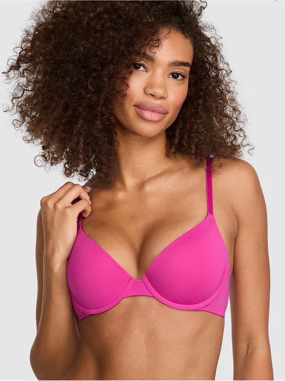 PINK Victoria's Secret Strapless Sticky Bra in Hot Pink